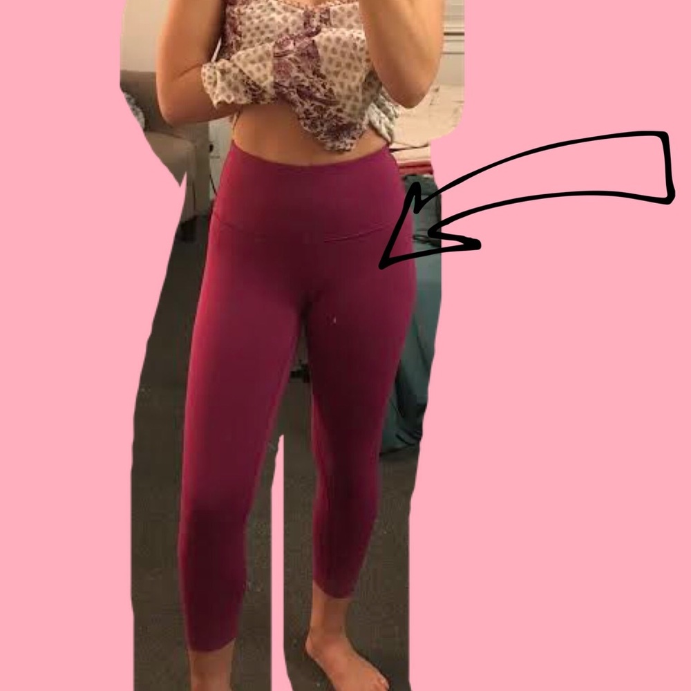 Pink High Rise Leggings